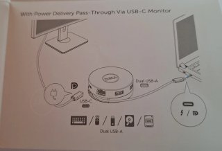 Dell Adaptador multiport USB-C 6 en 1 DA305
