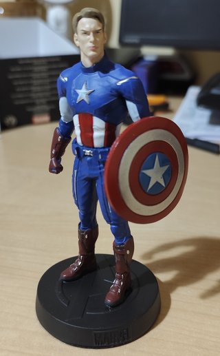 Figuras Plomo Marvel Ironman y Capitán América