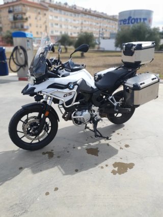 BMW F750GS Adventure Plata/Blanco