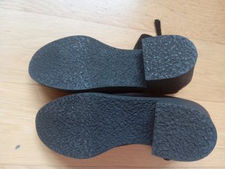Botines invierno negros forrados número 38