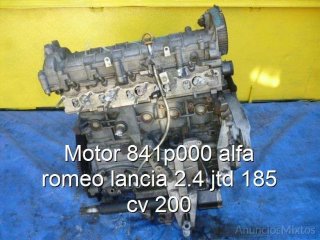 Motor 841p000 alfa romeo lancia 2.4 jtd 185 cv 200