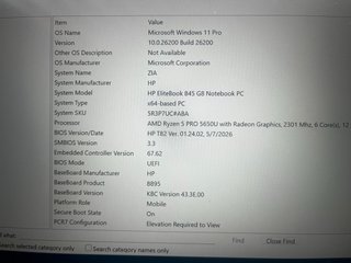 HP Elitebook 845 G8 Laptop Plata