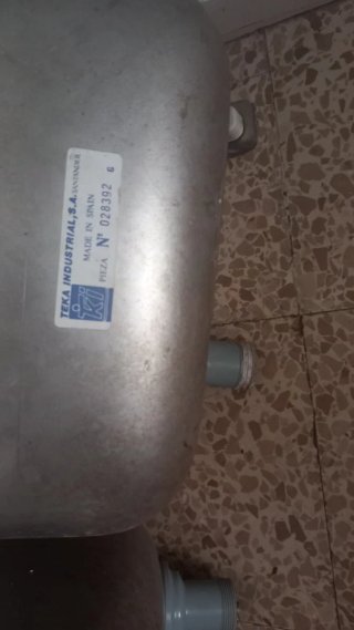 Lavabo doble inoxidable 15€