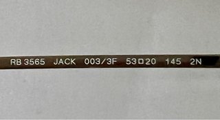 Ray-Ban RB3565 JACK 003/3F 53