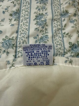 Edredón para cama de 90 estampado floral