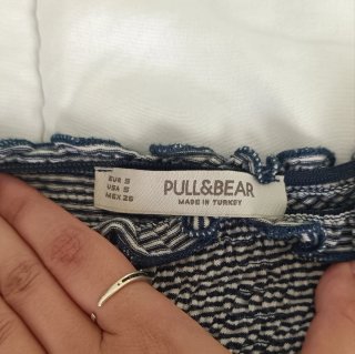 Top corto de punto Pull&Bear