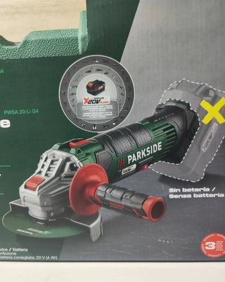 Amoladora Angular Parkside 20V