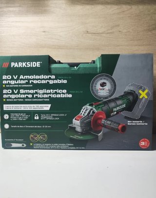 Amoladora Angular Parkside 20V