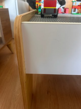 Mesa infantil para construir con Lego