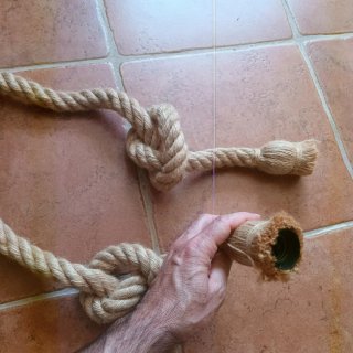Lampara de techo estilo rústico - nautico