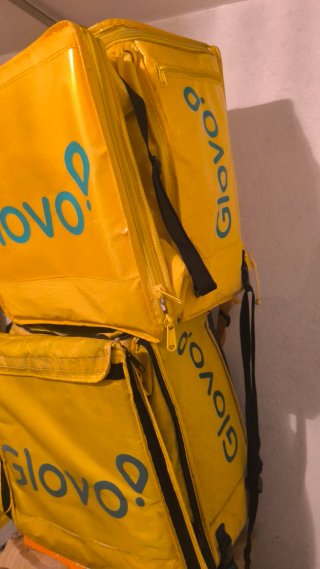 Mochilas Glovo Repartidor Amarillas