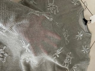 Camiseta S/M Hilo Metalizado Flores