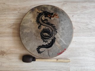 Tambor Chamánico Dragón 35cm