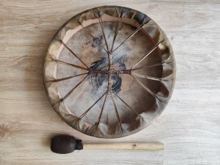 Tambor Chamánico Dragón 35cm