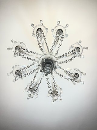 Lámpara de araña de cristal