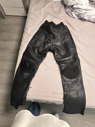 Pantalón de cuero moto