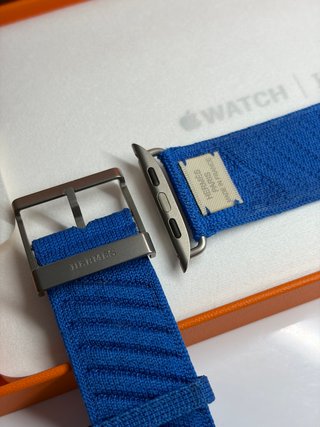 Correa Apple Watch Hermés Bleu Hydra
