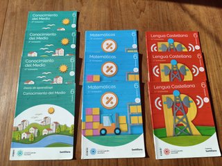 Libros 6 d Primaria CEIP Manuel Galván d las Casas