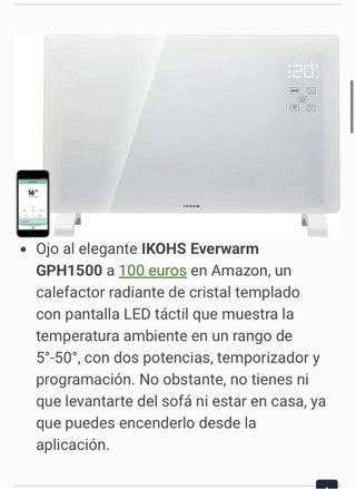 Radiador eléctrico Everwarm GPH-1500