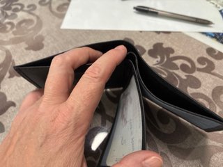 Cartera piel Ubrique hombre negra