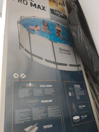 Piscina 3'66*122 ,con escalera y depuradora
