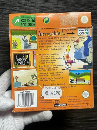 Titeuf Game Boy Color Nintendo