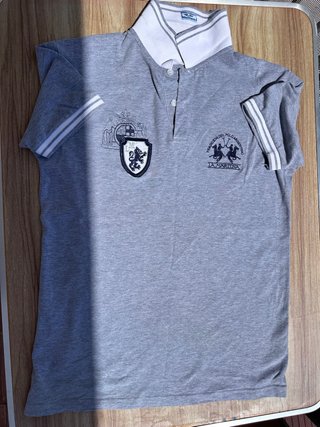 Polo La Martina Gris Talla S