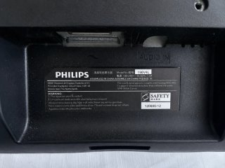 Monitor Philips 196V4L 19” VGA DVI nero