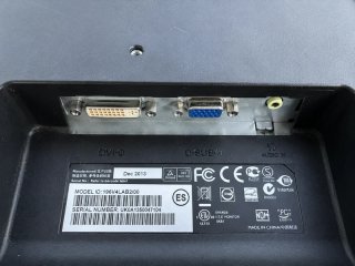 Monitor Philips 196V4L 19” VGA DVI nero