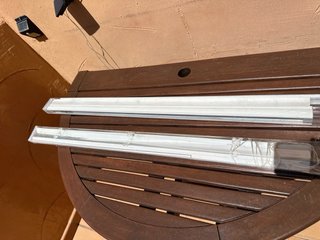 2X Estor enrollable blanco 122cm x 1m