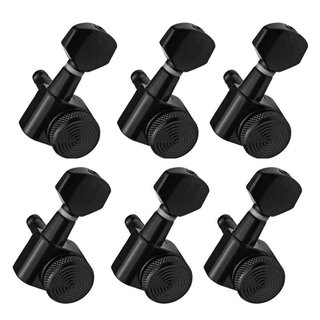 Clavijeros Guitarra Bloqueo negro o cromado 6R NUE