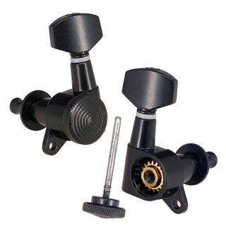 Clavijeros Guitarra Bloqueo negro o cromado 6R NUE