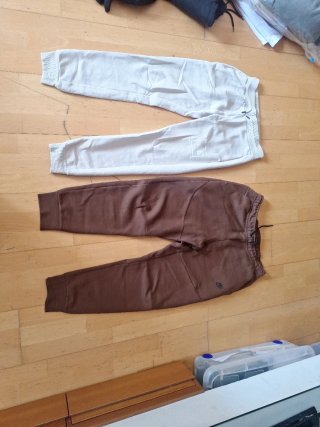 Pack 2 Pantalones Chándal Nike Marrón y North Face