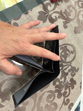 Cartera de piel para hombre