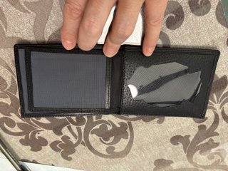 Cartera de piel para hombre