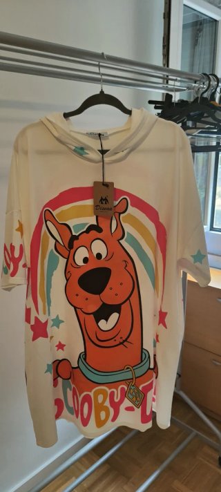 Vestido sudadera con capucha. Scooby Doo