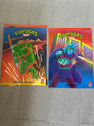 Colección 16 pósters Tortugas Ninja
