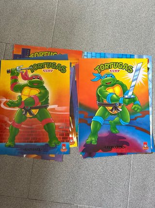 Colección 16 pósters Tortugas Ninja