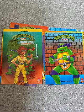 Colección 16 pósters Tortugas Ninja