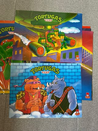 Colección 16 pósters Tortugas Ninja