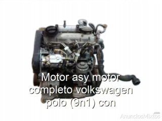Motor asy motor completo volkswagen polo (9n1) con