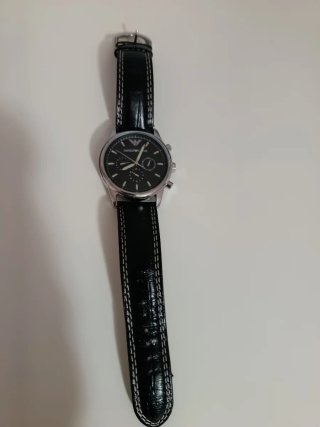 Orologio Emporio Armani Uomo Nero Argento