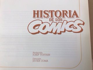 HISTORIA DEL COMIC, 4 volúmenes
