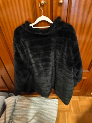 Cazadora reversible negra
