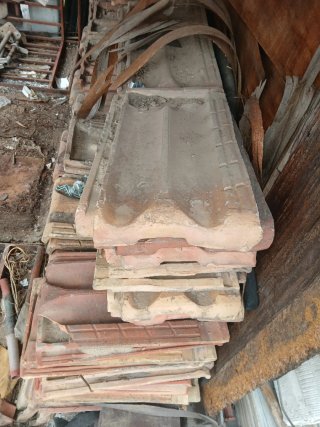 Tejas planas de barro