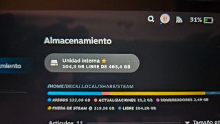 Steam Deck 512GB - Batería 100% - Como nueva