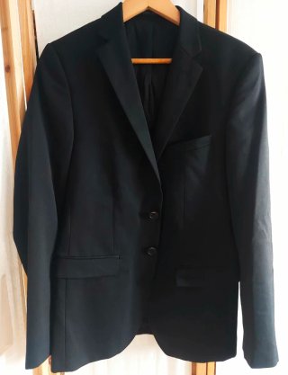 Traje negro Zara Talla 36