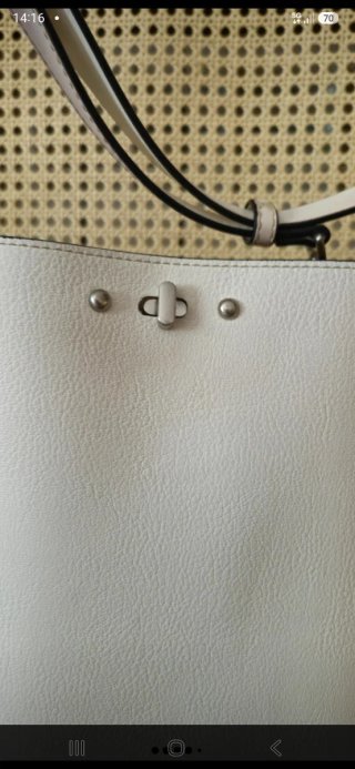 Bolso Saca Tote Zara Blanco Woman