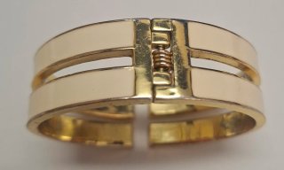 Pulsera bimba y Lola dorada