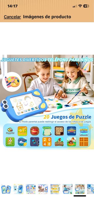 Mivil Cámara Infantil Dinosaurio Azul